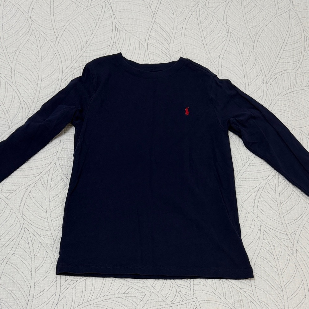 Polo Ralph Lauren Dark Blue Kids Long Sleeve Tee